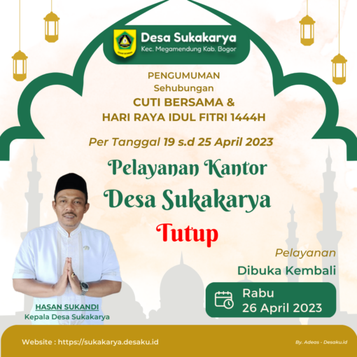 Pengumuman kantor tutup